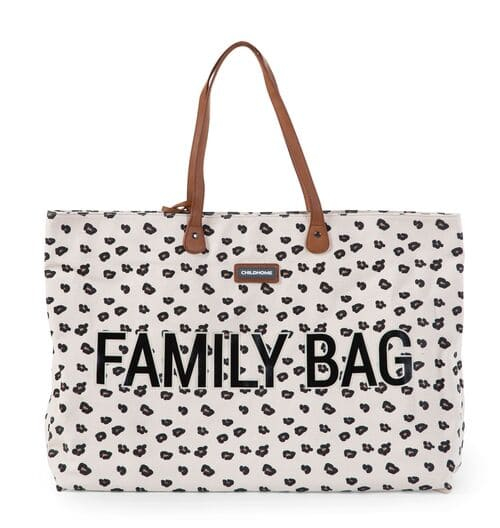 Sac à Langer Childhome Family Bag - Canvas Léopard