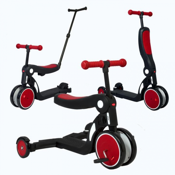 Draisienne Evolutive Looping  Scootizz - Haute Red + Barre de Poussée