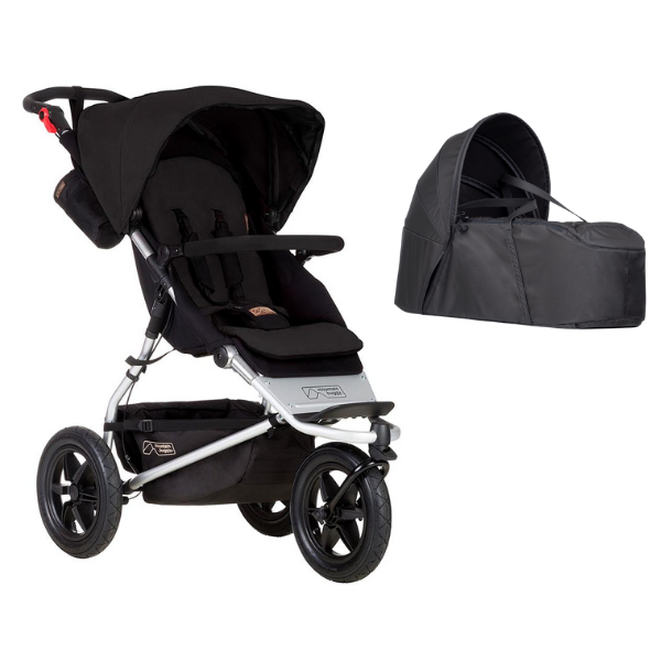 Poussette Mountain Buggy Urban Jungle - Black + Cocoon V2