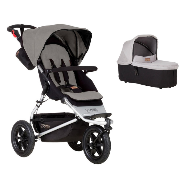 Poussette Mountain Buggy Urban Jungle + Nacelle Plus - Silver