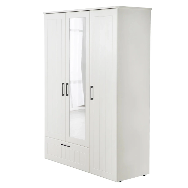 Armoire 3 Portes Roba Sylt - Blanc