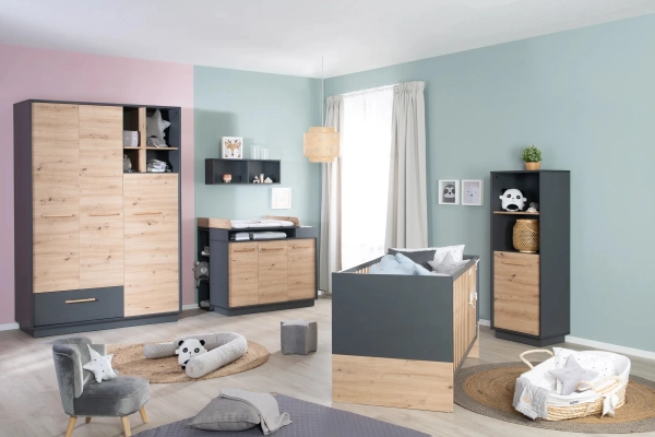 Chambre Roba Lenn - Anthracite / Bois