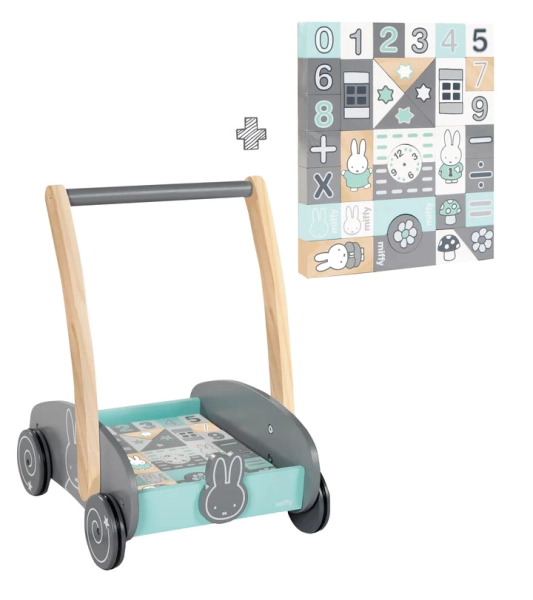 Chariot Roba + Cubes de Construction - Miffy