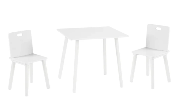 Ensemble Chaises-Table Roba - All White