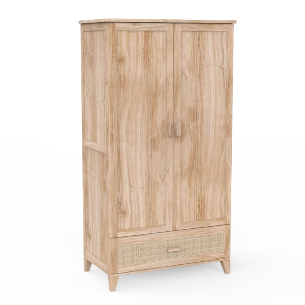 Armoire Théo Nami Bois - Naturel