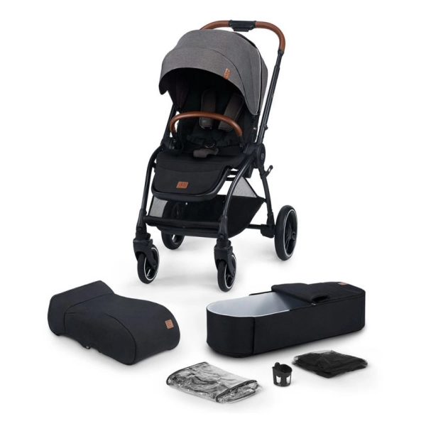 Poussette Kidnerkraft Evolution Cocoon - Platinum Grey