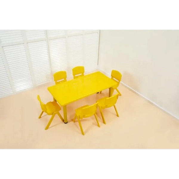 Table Rectangle Boutique Nounou - Jaune