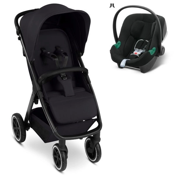 Poussette ABC Design Avus 2 Air - Coal + Coque Auto Cybex Aton B2 - Volcano Black