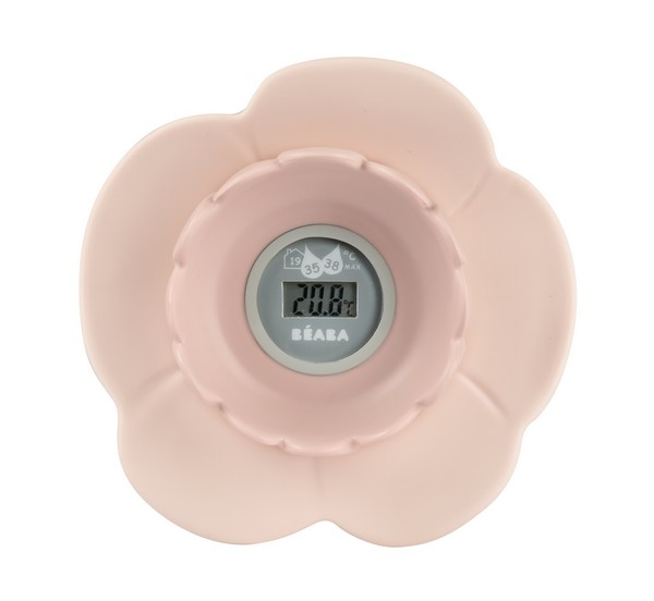 Thermomètre Bain Béaba Lotus - Old Pink - Univers Poussette