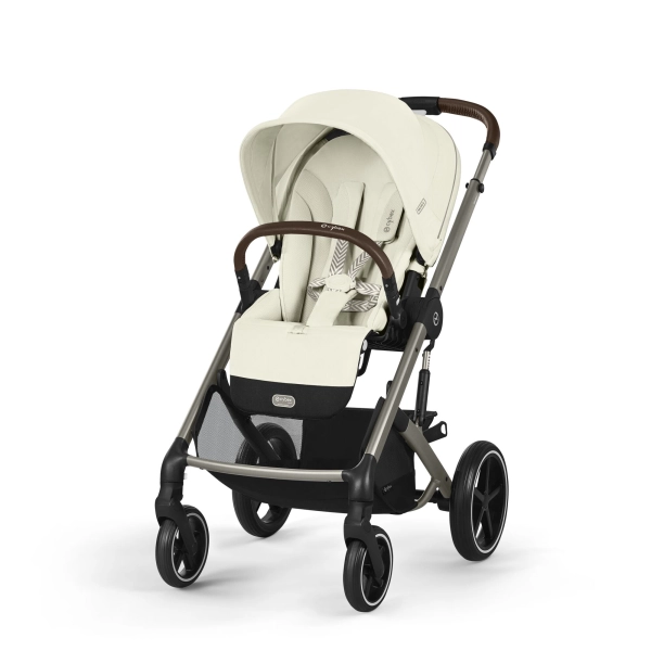 Poussette Cybex Balios S Lux 2 - Châssis Taupe/ Seashell Beige