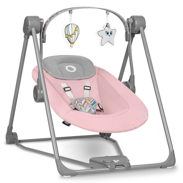 RUBEN Balancelle bébé motorisée électrique pliable musicale Bleu au  meilleur prix