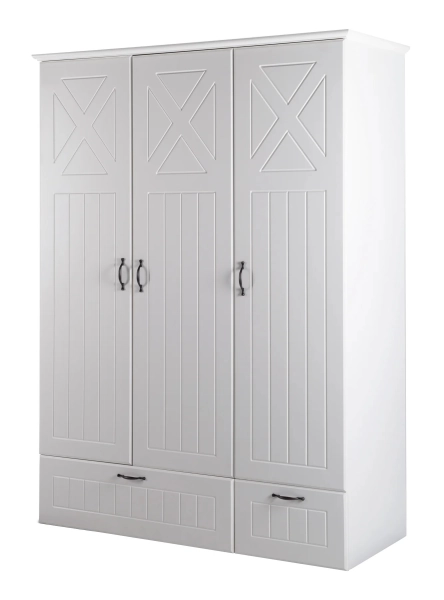 Armoire 3 Portes Roba Constantin - Blanc