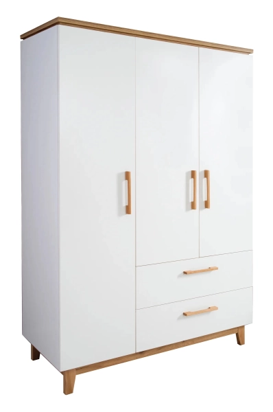 Armoire 3 Portes Roba Finn - Blanc