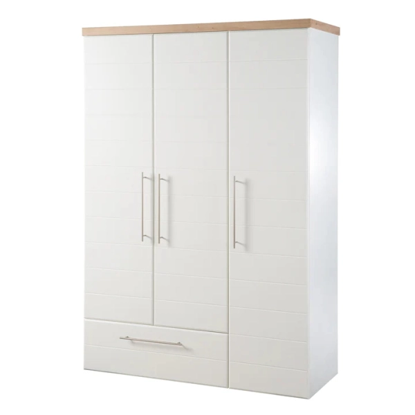 Armoire 3 Portes Roba Nele - Blanc