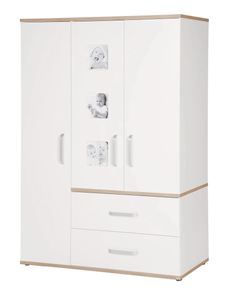 Armoire 3 Portes Roba Pia - Blanc