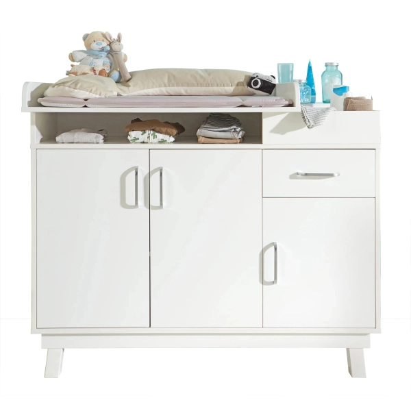 Commode à Langer Roba Nordic Weiss - Blanc