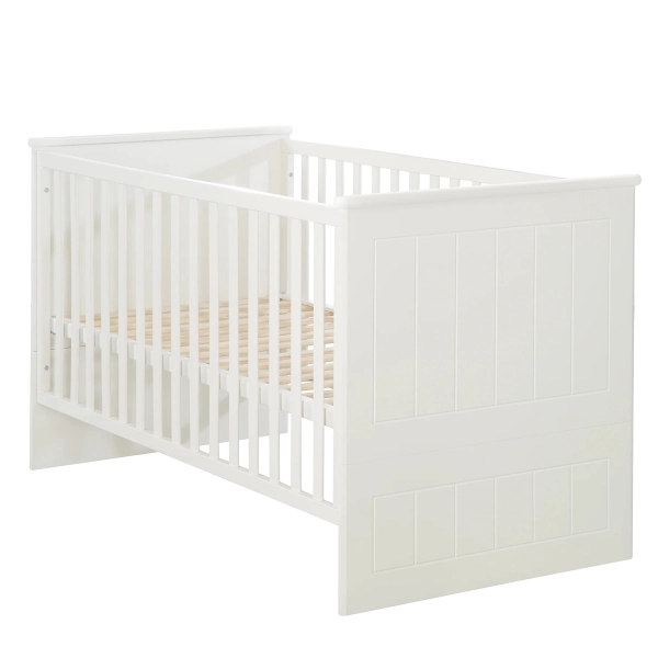 ROBA Lit bébé évolutif Helene - 70x140 - Hauteur Réglable - 0 à