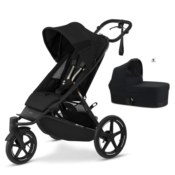 Poussette Cybex Avi Spin + Nacelle - Moon Black