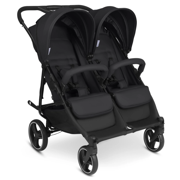 Poussette Double ABC Design Twin Circle - Black