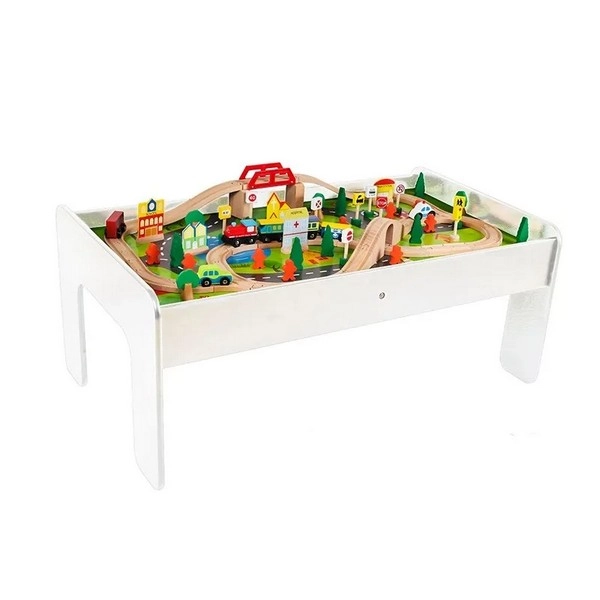 Table de Jeux Multi-Activités Boutique Nounou - Blanc