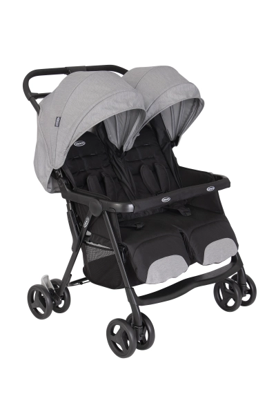 Poussette Double Graco DuoRider - Steeple Gray