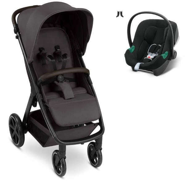 Poussette ABC Design Avus 2 - Falcon + Coque Auto Cybex Aton B2 - Volcano Black