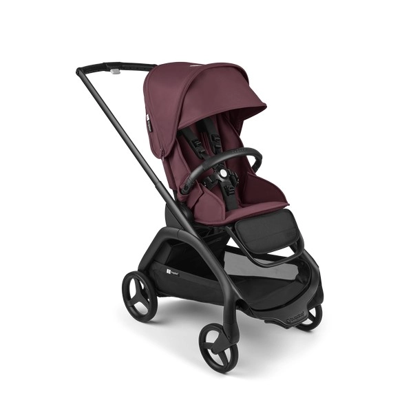 Poussette Bugaboo Dragonfly - Châssis Noir / Canopy Cherry Intense