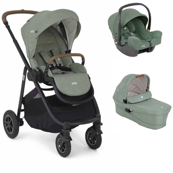 Poussette Joie Versatrax + Nacelle Ramble XL + Coque Auto I-Snug 2 - Laurel