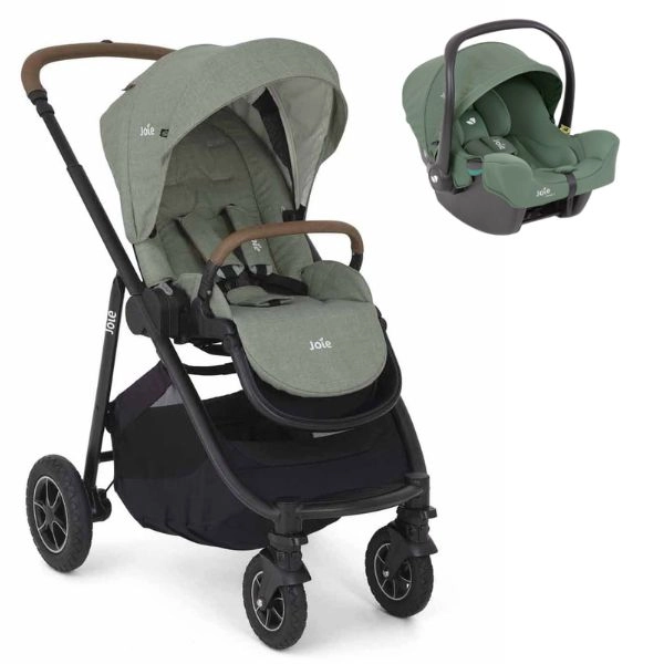 Poussette Joie Versatrax + Coque Auto i-Snug 2 - Laurel