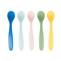 Lot de 4 cuillères 1er âge BEABA Soft sans BPA - vert sauge