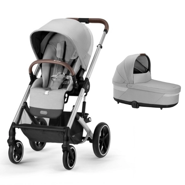 Poussette Cybex Balios S Lux - Châssis Silver + Nacelle - Lava Grey (2023)