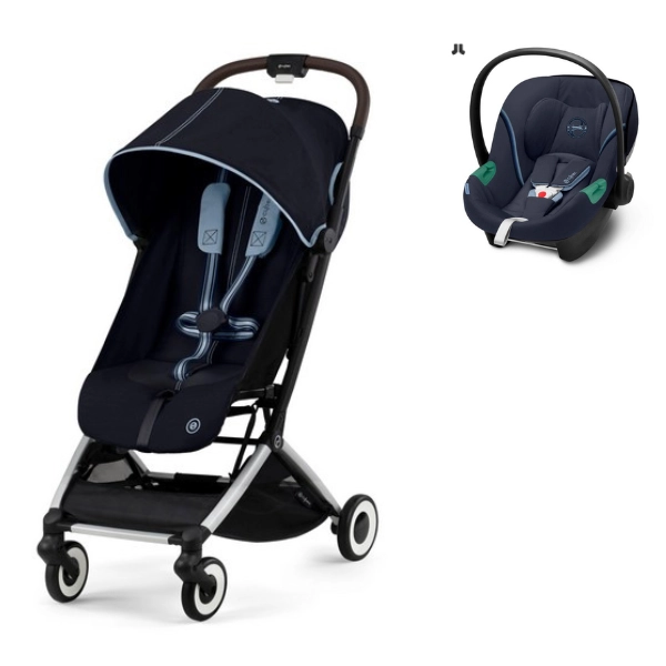 Poussette Cybex Orfeo + Coque Auto Aton S2 i-Size - Ocean Blue