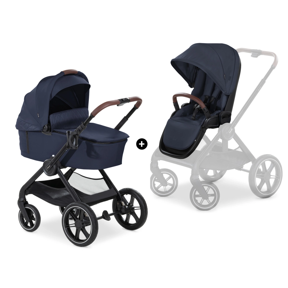 Poussette Hauck Walk N Care + Nacelle - Dark Blue