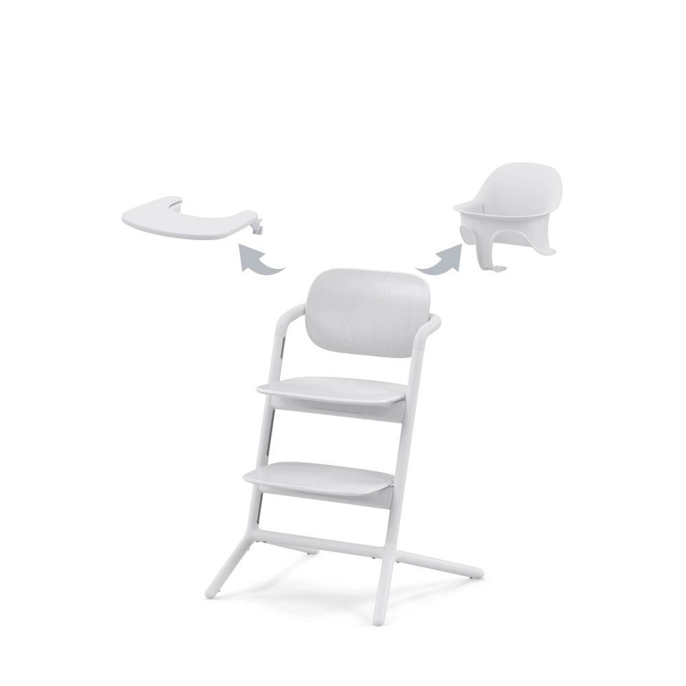 Chaise Haute Cybex Lemo 2 Set 3-en-1 - All White